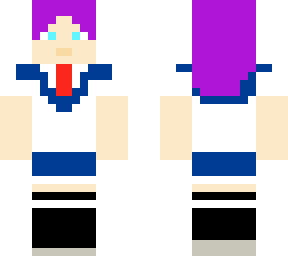 anime girl (purple hair)