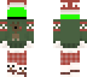 bunny girl with plaid skirt