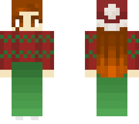 christmas santa hat girl