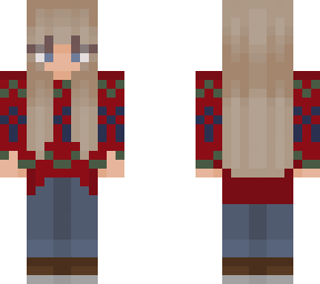 christmas sweather skin (w/o hat)