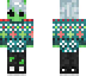 cry alien facha con sueter de navidad