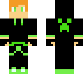 dark gamer boy - green