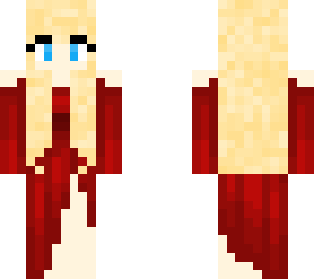 fancy red dress