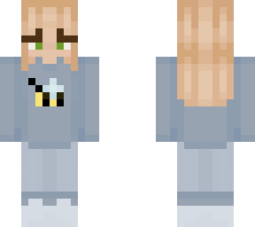 girl with bee shirt