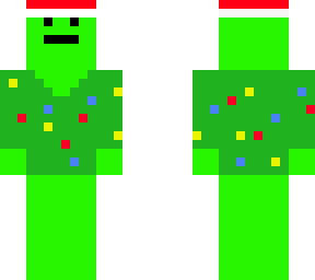 green guy on christmas