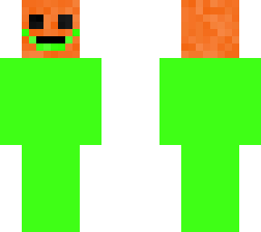 green guy with pumpkinhead