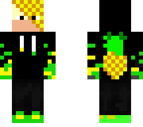 guy wearing a pineapple mask blond edit