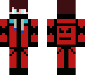 kbros gamerz skin-red n black boy