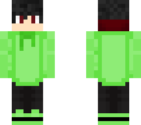 man with green hoode