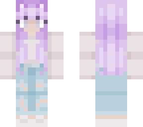 my purple haired cat girl?