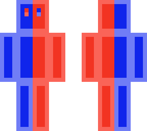 red and blue dude