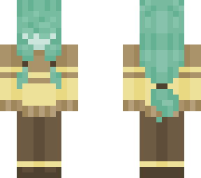 sage ~ brown jumper