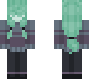 sage ~ purple jumper
