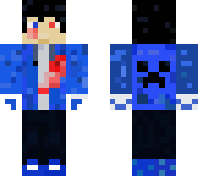 skin de ropa azul