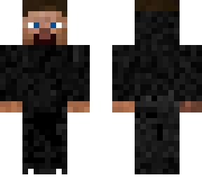 steve with black and gray hoodie