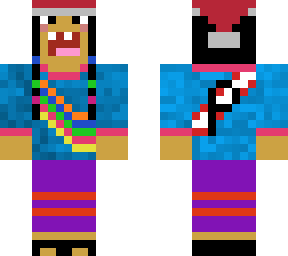 "la paisana jacinta con gorra de navidad"