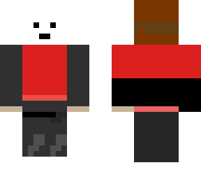 aflac but in red and black