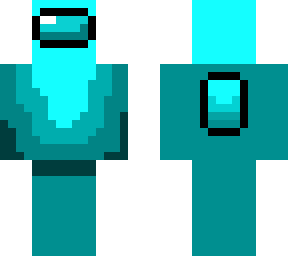 among us cyan