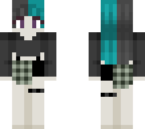 blue-black haired girl