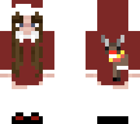 christmas skin with raindeer