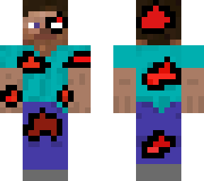 corrupted steve/herobrine
