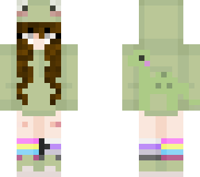 demi-pan*****ual brown hair frog
