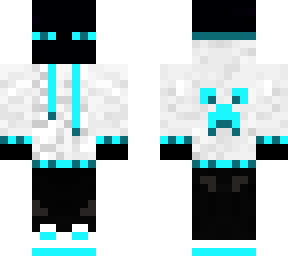 enderman with creeper hoodie