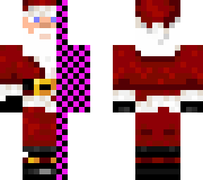 glitchy santa