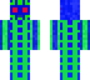 green and blue monsta