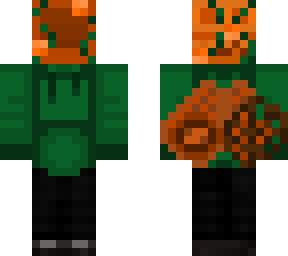 orange tv skin w/ moth wings but one is a prosthetic