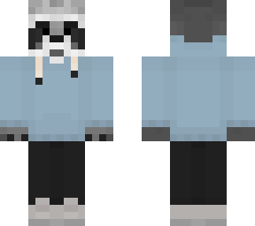 raccoon ocean light blue