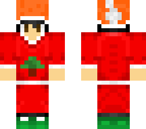 black hair christmas boy