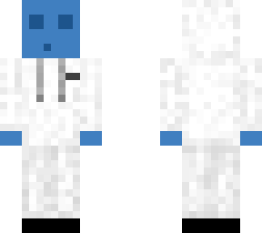 blue slime with clothes