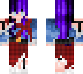 christmas two shade purple girl
