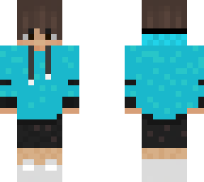 cyan hood