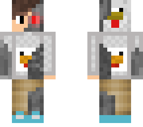 cyborg chicken man