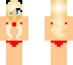 girl in bikini, edited (used to have cat ears)