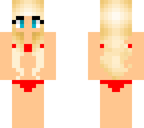 girl in bikini, edited (used to have cat ears)