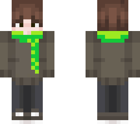 green scarf