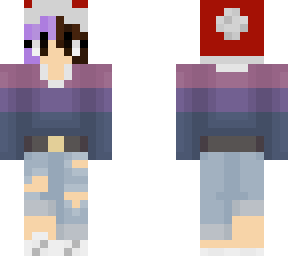 my main with santa hat