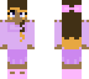 pink & purple dress