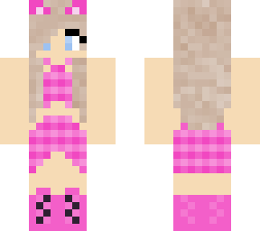 pink cat girl