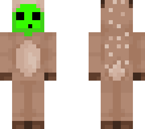 reindeer pijama soft lime slime