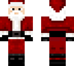 santa claus in minecraft (inspired by: thenewskeppy)