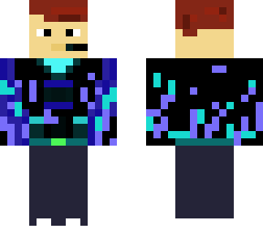 simple blue gamer boy
