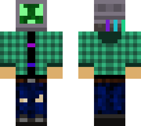 teal flannel