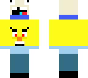 yellow guy carrying noob