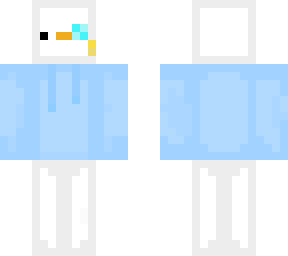 blue duck whit hoddie