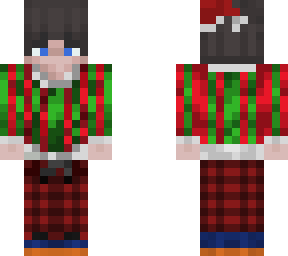 boy in a christmas outfit