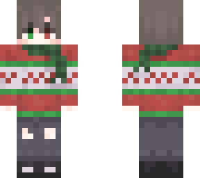 cute odd eye w/ xmas sweater